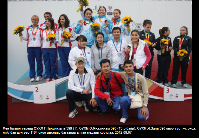 Буудлагынхан Дэлхийн Оюутны аваргаас хоёр алт, гурван хүрэл медаль хүртээд байна